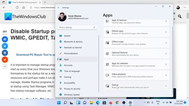 How to disable Startup programs in Windows 11/10 смотреть онлайн