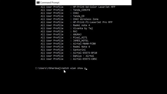 CMD : Show Wi-Fi Password | How to Find your WiFi Password Windows 10/8/7/XP смотреть онлайн