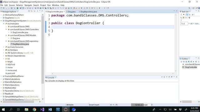 SpringBoot07 - Project Setup for Dogs Management System смотреть онлайн
