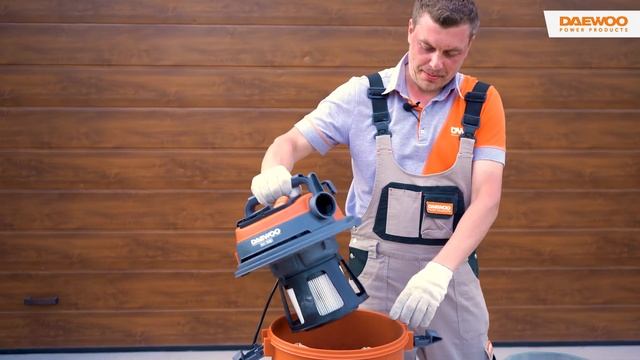 Строительный пылесос DAEWOO DAVC 2516S смотреть онлайн