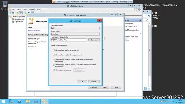 Windows Server 2012 DFS Replication -Webcast смотреть онлайн