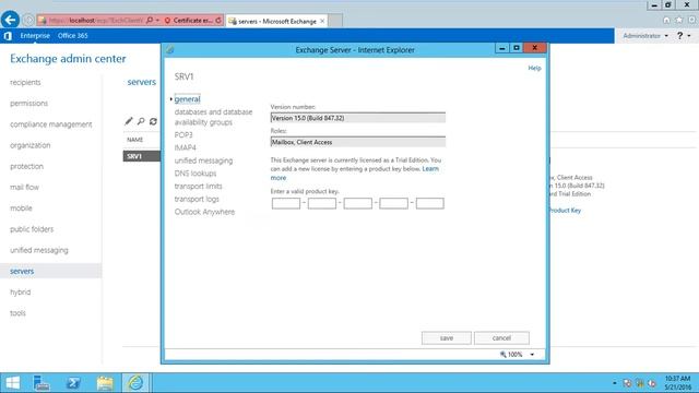 Configure Outlook Anywhere in Exchange 2013 SP1 смотреть онлайн