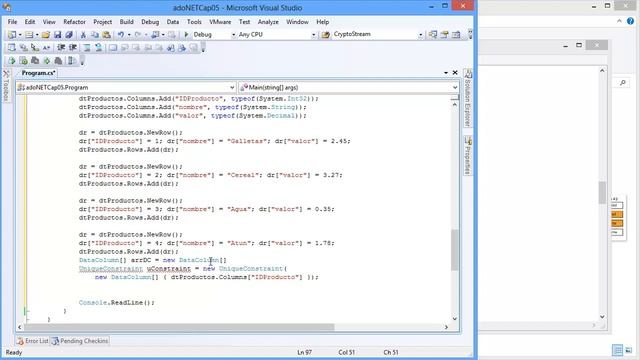 Tutorial .NET Framework C# Capitulo 5.1.1 ADO.NET смотреть онлайн