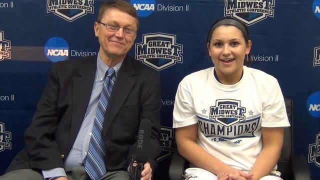 G-MAC Women's Basketball Championship - Coach Kirk Martin and Abby Wolford (Cedarville) смотреть онлайн
