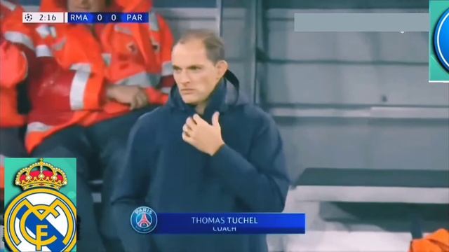 PSG vs Real Madrid 1 - 0 champions 1/16 maç özeti 2022 смотреть онлайн