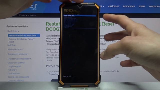 Cómo entrar y salir del modo Recovery en DOOGEE S88 Pro - modo de recuperación смотреть онлайн
