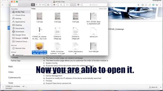 Downloading SmartPSS on a MacBook смотреть онлайн