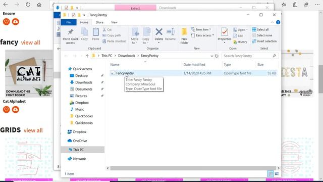 Installing fonts for Cricut Design Space on Windows 10 смотреть онлайн