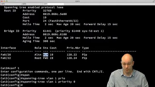 CCNP SWITCH 300-115 017 Advanced Spanning Tree Features RootGuard смотреть онлайн