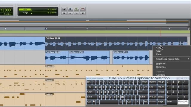 Pro Tools® SE - Comping Multiple Audio Takes - Win 7 & Mac OS X смотреть онлайн