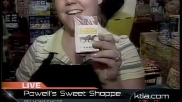 Powell's Sweet Shoppe (Belmont Shore, Long Beach) on KTLA-TV смотреть онлайн