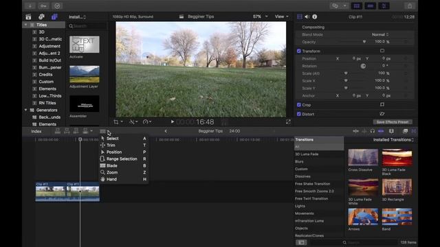 FINAL CUT PRO X TIPS AND TRICKS (2018) смотреть онлайн