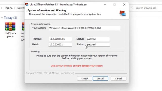 How to patch Windows 11 and install custom theme 2022 смотреть онлайн