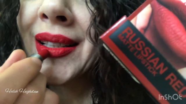 Mac matte Russian Red lipstick swatch смотреть онлайн