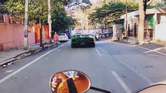 Driving Lamborghini Aventador SVJ In INDIA | Reactions | INDIA