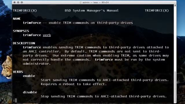 Trim enabled for Third party SSD's in Mac OSX 10.10.4 смотреть онлайн