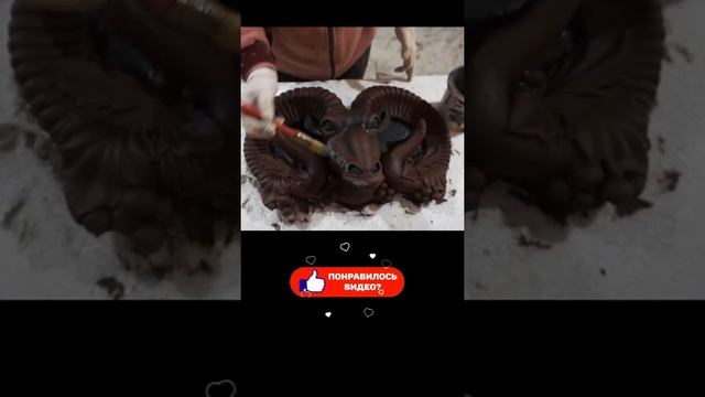 Расписываем отлитого БАРАНА. Декор. Баран. смотреть онлайн