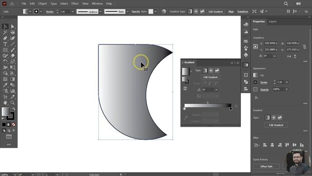 How to Create 3D Logo Design in Adobe Illustrator (2023) اردو / हिंदी | Lecture No. 01 | смотреть онлайн