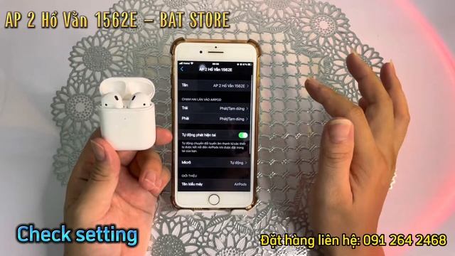 Tai Nghe AirPod 2 Hổ Vằn 1562E - Review Đánh Giá Chi Tiết | BAT STORE смотреть онлайн