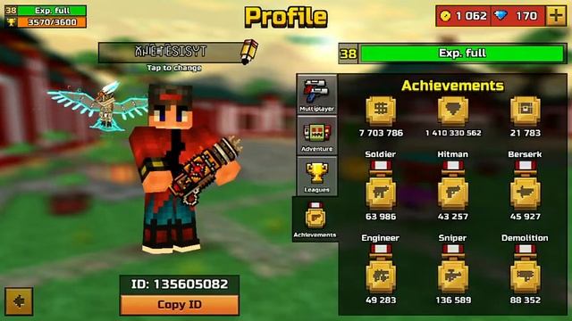 Pixel Gun 3D v15.0.1 iCloud hack (Locked) смотреть онлайн