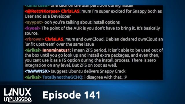 16.04 and Shut Your Face | LINUX Unplugged 141 смотреть онлайн