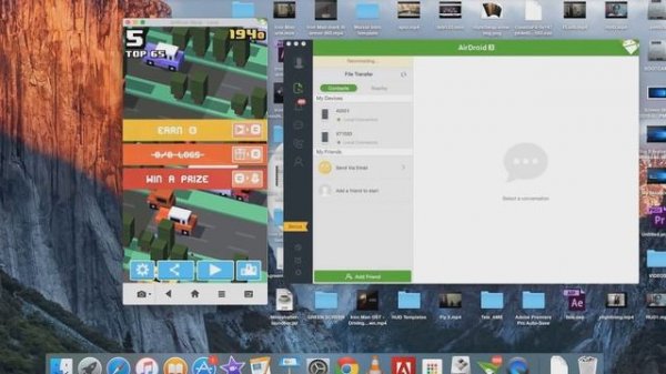 Air Mirror feature of Airdroid!!(HD)