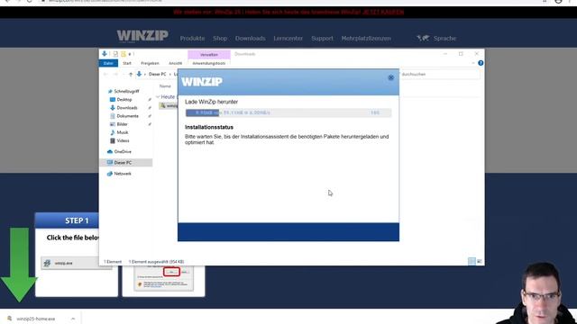 Herunterladen und Installieren von WinZip смотреть онлайн