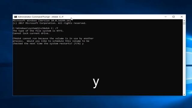 Cannot Lock Current Drive. Chkdsk Cannot Run Because the Volume Is in Use by Another Process FIX смотреть онлайн