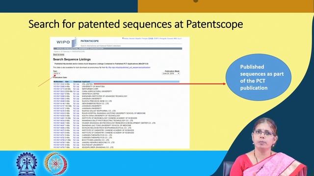 Lecture 14: Hands on Patent Search - Sequence Search смотреть онлайн