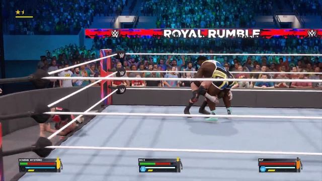 WWE 2K23 Big e vs MJF vs Dominik mysterio. Intercontinental champion triple threat match смотреть онлайн