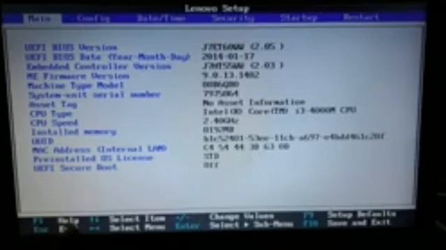 yanda ake shiga Bios/UFEI windows utility смотреть онлайн