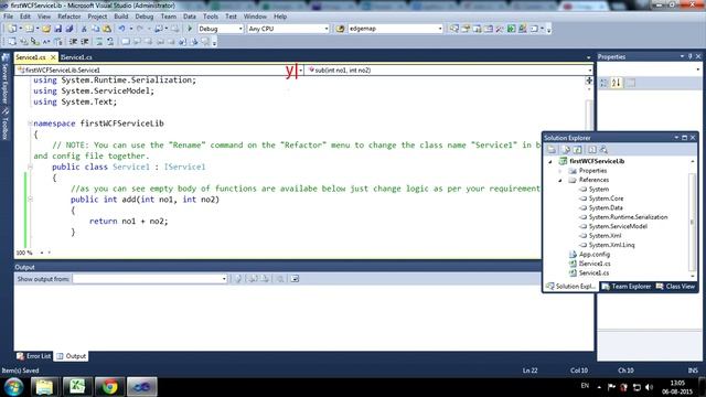 Creating First WCF Service смотреть онлайн