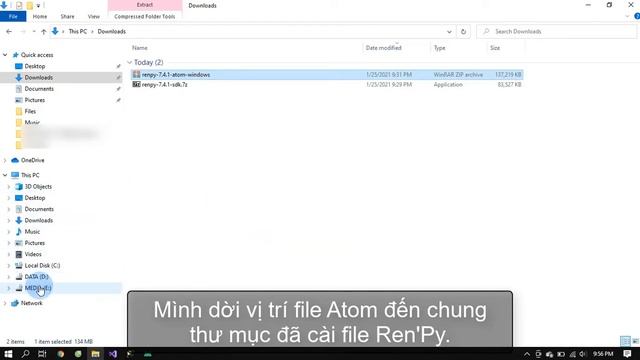 Cài đặt phần mềm Ren'Py và trình soạn thảo Atom | Ren'Py tutorial смотреть онлайн