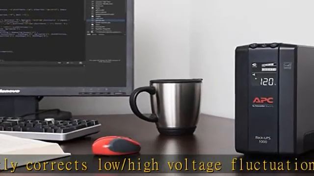 APC UPS 1000VA UPS Battery Backup and Surge Protector, BX1000M Backup Battery Power Supply, AVR, Da смотреть онлайн
