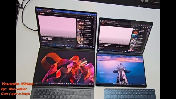 Asus Zenbook Duo 2024 vs Lenovo Yoga Book 9i 2024 features and benchmarks