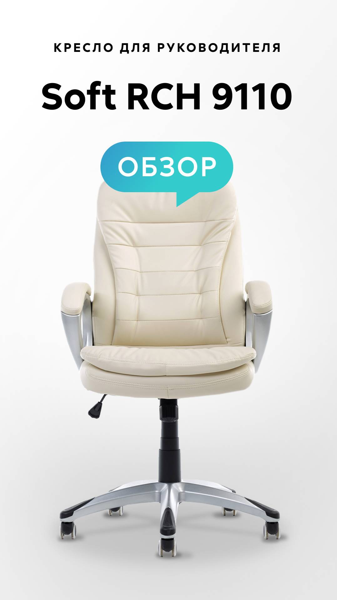Обзор кресла для руководителя Soft RCH 9110 смотреть онлайн