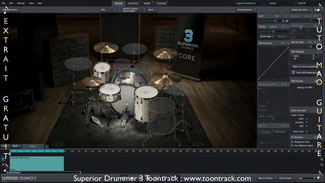 SUPERIOR DRUMMER 3 TOONTRACK [TUTO MAO GUITARE]