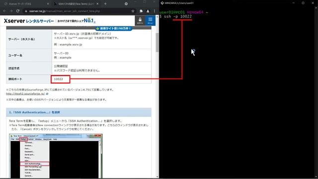 レンタルサーバーにSSH接続する方法【Wiindows10/XSERVER編】 смотреть онлайн