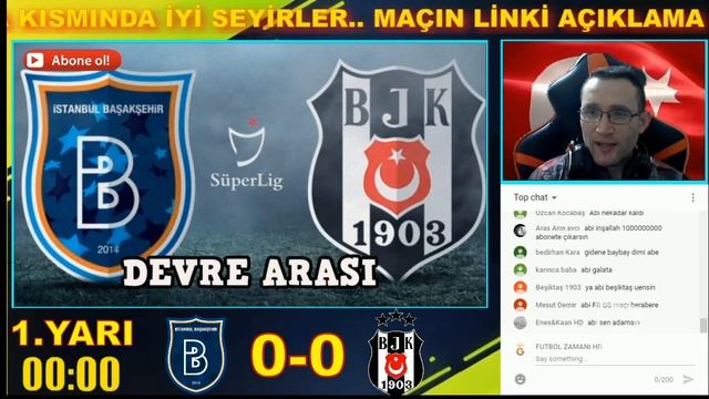 BAŞAKŞEHİR BEŞİKTAŞ MAÇI CANLI İZLE - SÜPER LİG смотреть онлайн