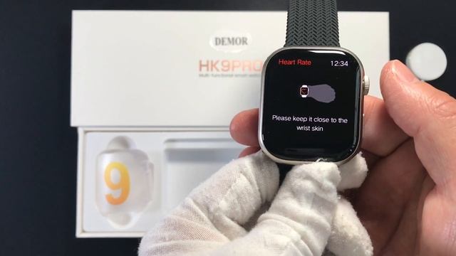 DEMOR HK9 Pro Smart Watch Final Version HK8 Pro Max Upgraded IWO Series 8 9 Smartwatch Unbox Review смотреть онлайн