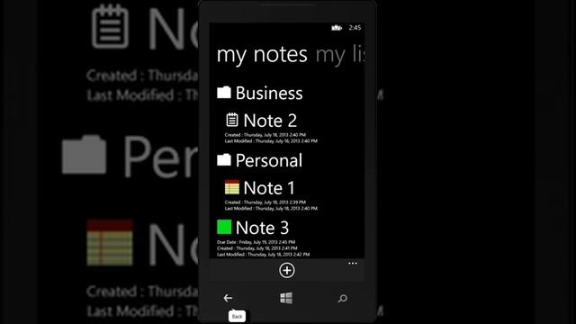 MyNotes Windows Phone Tutorial смотреть онлайн