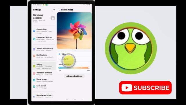 Diffrence between Screen Mode Vivid And Natural In Any Device смотреть онлайн