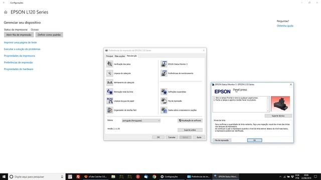 Como verificar o Status, Informações e Erros da Impressora EPSON смотреть онлайн