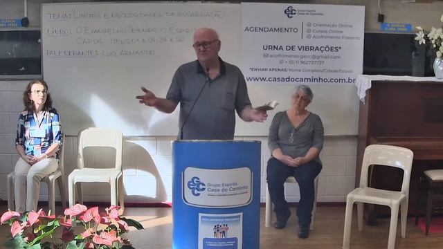 Grupo Espírita Casa do Caminho - 31/03/2024 às 09h00 - Limites e Necessidades da ... - Luiz Armando смотреть онлайн