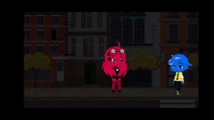 Fnf Minus Girlfriend giant growth.Animation (Gacha club)