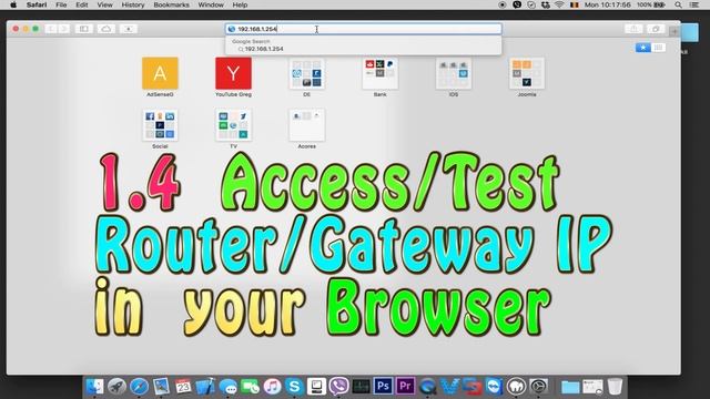 Find your Gateway/Router IP on MAC OS смотреть онлайн