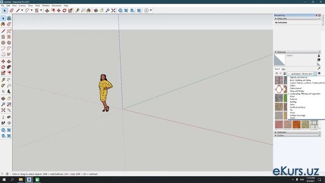 SketchUp 2021 - [04-Dars] - Dasturning Windows vesrsiyasidagi asosiy boshqarish menyulari смотреть онлайн
