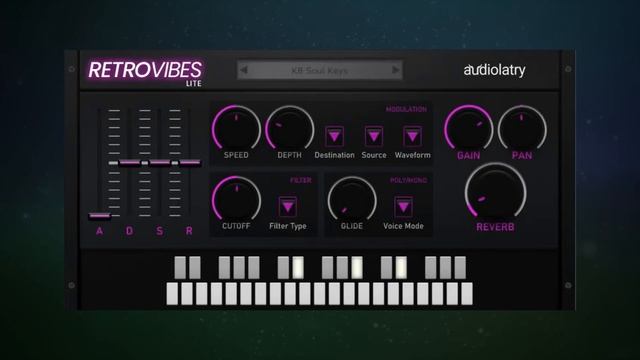 FREE RetroVibes Lite Virtual instrument plugin смотреть онлайн