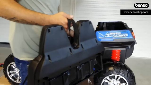 Unboxing and Assembly RSX - Electric Car for kids - Beneoshop смотреть онлайн