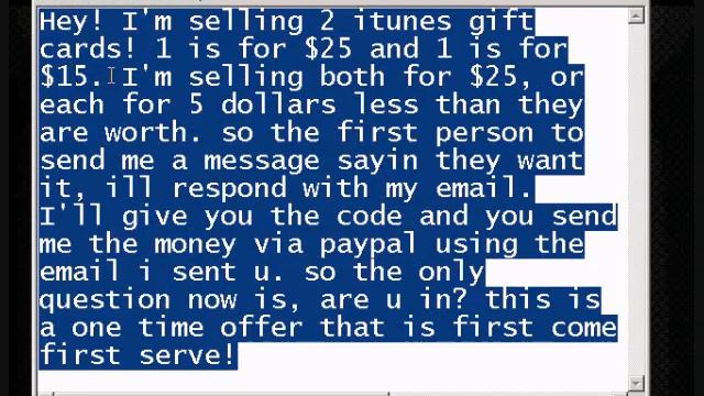 Buy Itunes Gift Card's Codes Online! смотреть онлайн